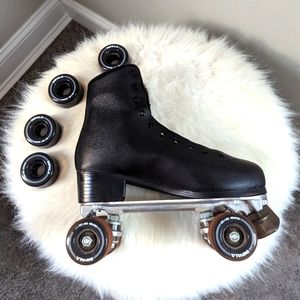 Impala Black Quad Skates with Replacement Wheels